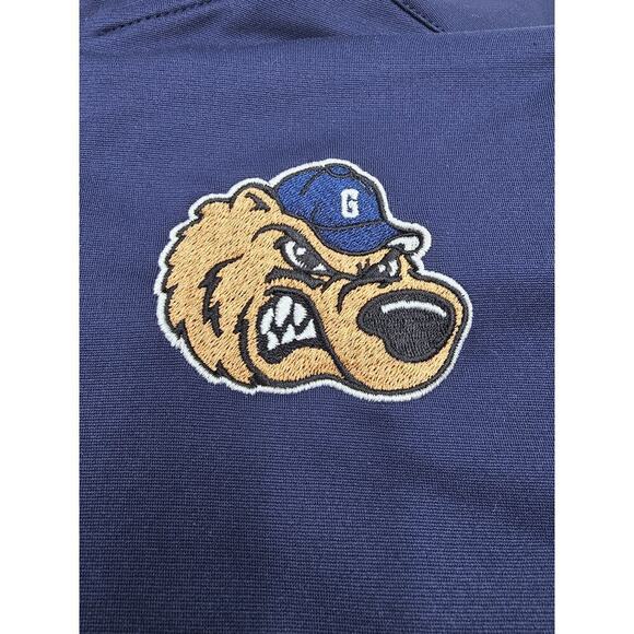 Under Armour Women's M Navy Loose Gateway Grizzlies Long Sleeve Quarter Zip - Picture 3 of 9